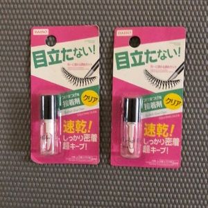 2 x new eyelash glue clear